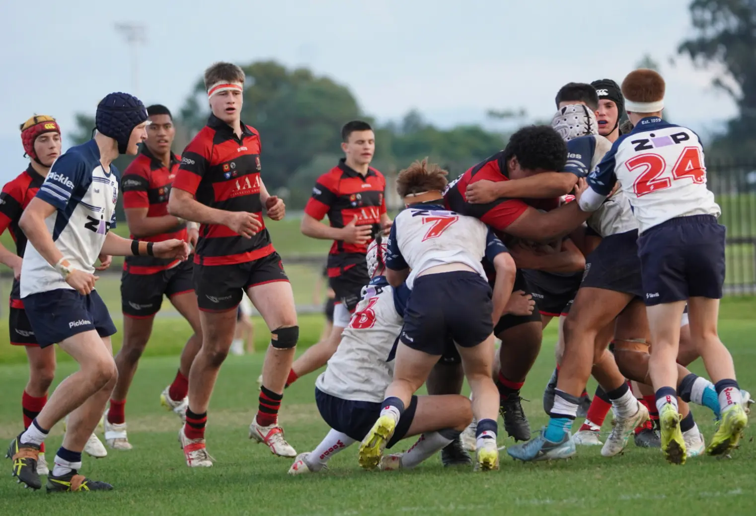 Norths Juniors representative rugby match 8